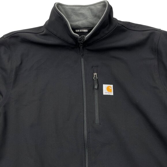 Carhartt Crowley Soft Shell Fleece Lined Rain Defender Jacket Men's XLT XL Tall - Picture 7 of 12